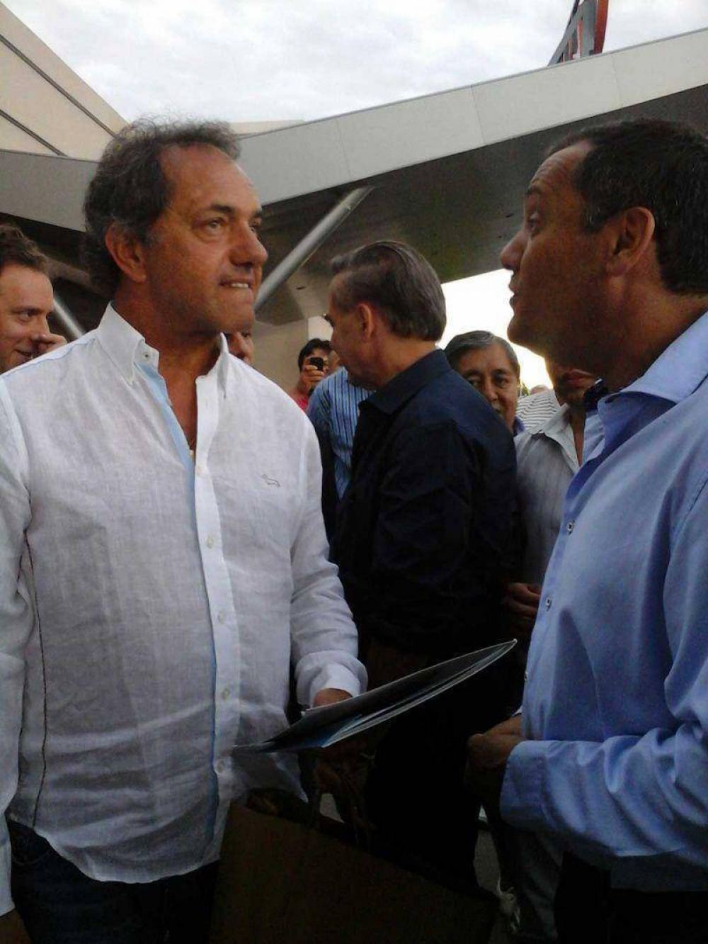 Iud con Scioli y Pichetto en General Roca