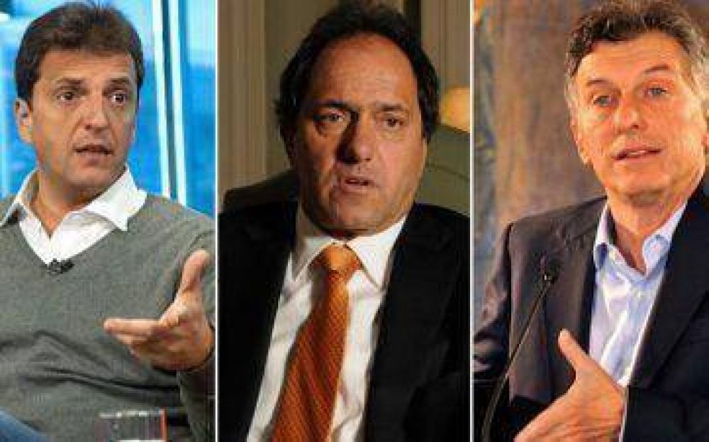 Encuesta: Massa 30,8, Scioli 25,1, Macri 23,1