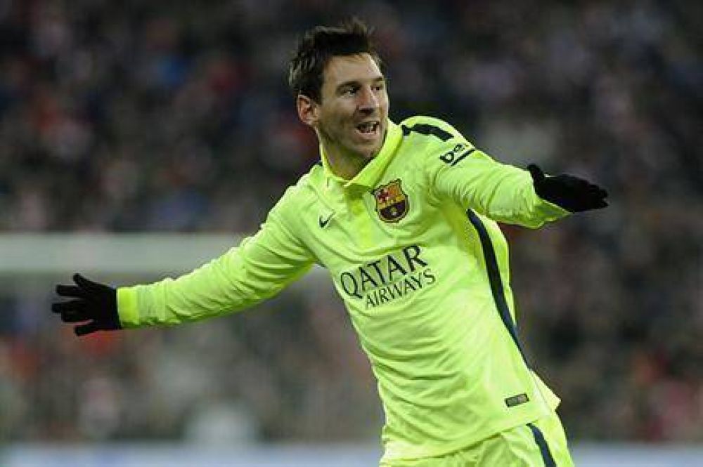 Lionel Messi frot� la l�mpara y brill� en la goleada a Athletic Bilbao