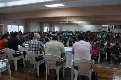 Trabajadores municipales obtuvieron un 23% de aumento y se levant� el paro