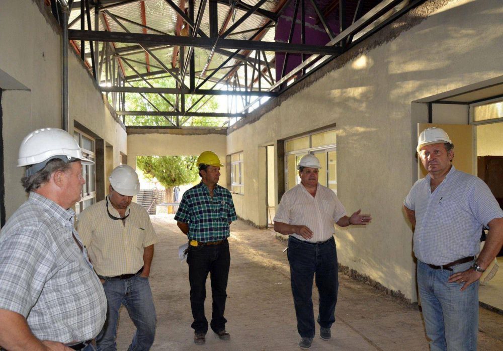 Baldasso inspeccion� avances de obras en Malarg�e