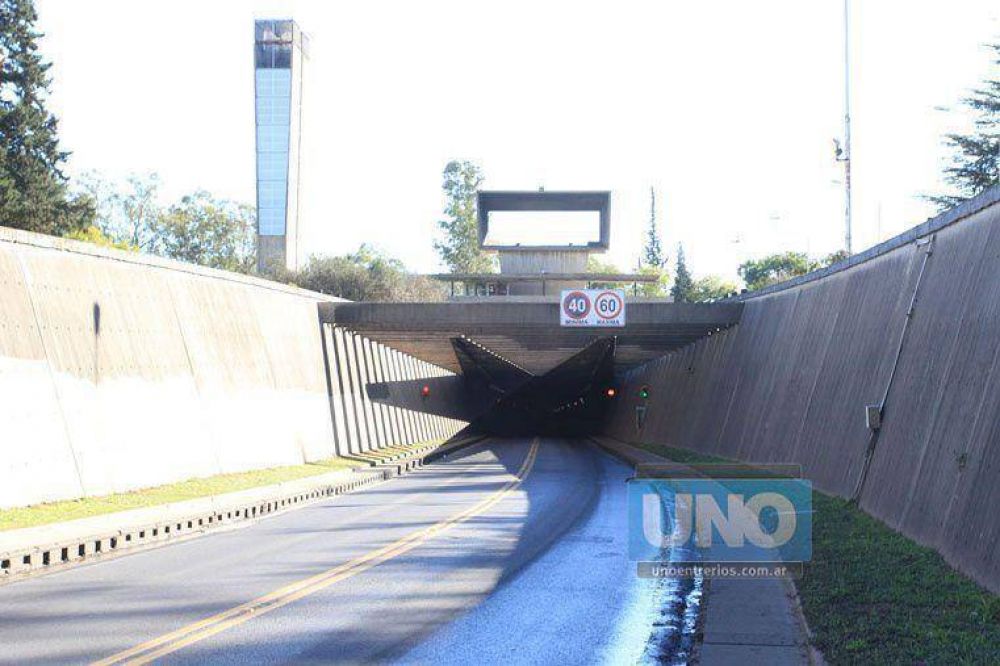 Se realizan trabajos en el interior del T�nel