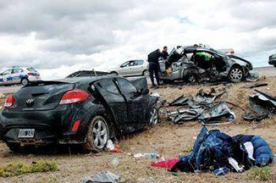 UN MUERTO Y UNA PAREJA GRAVE TRAS VIOLENTO CHOQUE SOBRE LA RUTA 3