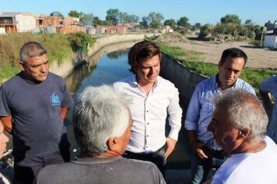 Gabriel Mercuri pidi� finalizar la Estaci�n de Bombeo del Arroyo del Rey