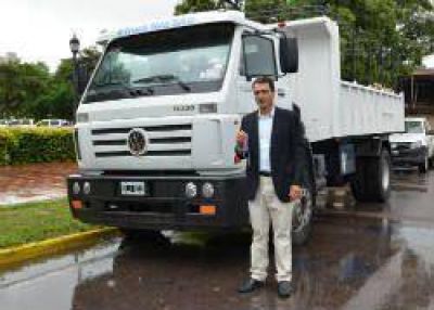 El municipio de Bandera recibi� un cami�n para brindar asistencia