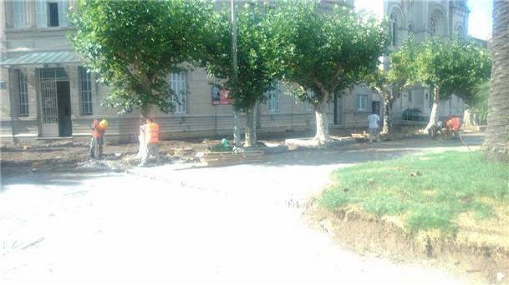 La obra del centro c�vico sigue su curso