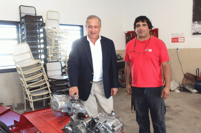 Romero se comprometi� a extender la Escuela de Artes y Oficios a toda la provincia