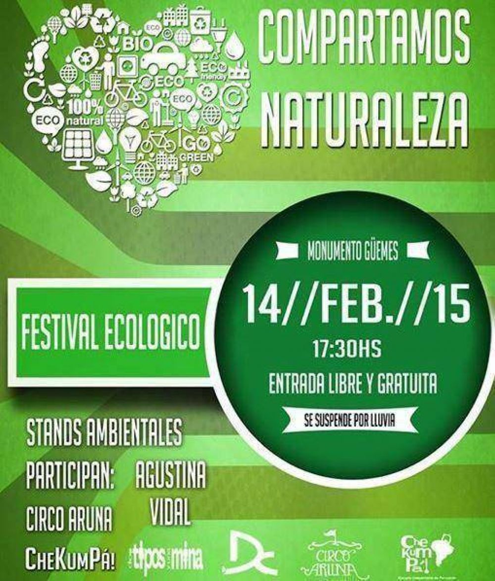 Evento ecol�gico en el Monumento a G�emes