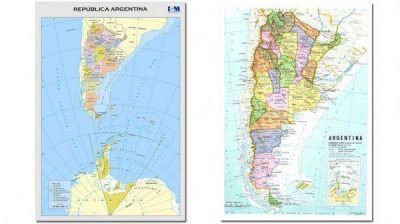 Tierra del Fuego aparece como la provincia m�s grande en los �nuevos� mapas de la Argentina