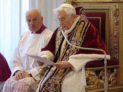 Benedicto XVI y el recuerdo de un gesto valiente