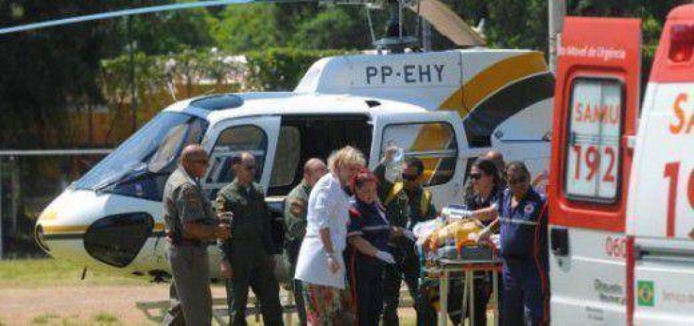 Es grav�simo el estado de salud del nene posade�o que cay� desde un balc�n en Cap�o da Canoa