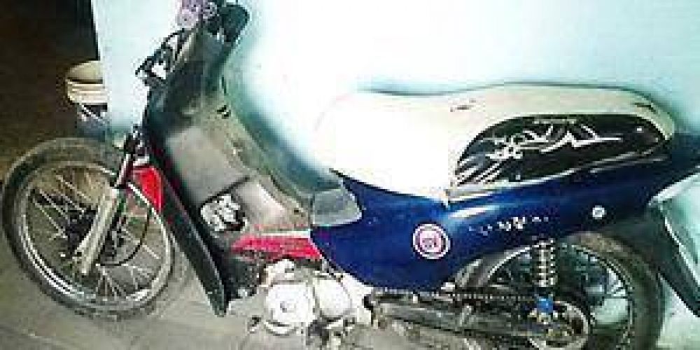 Se recuperaron tres motocicletas
