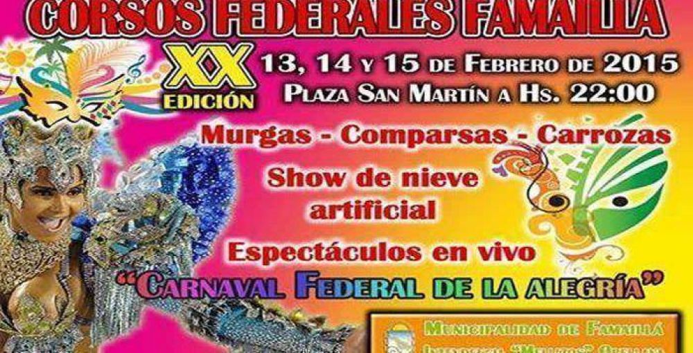 Los Corsos Federales de Famaill� est�n listo para un fin de semana a pura fiesta