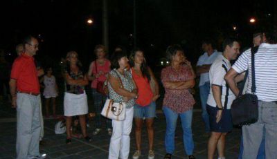 Marcharon por Plaza San Mart�n en reclamo de seguridad 