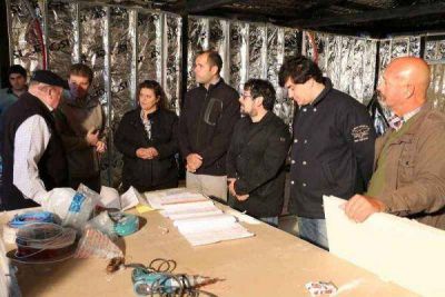 Melella y Concejales recorrieron la obra del Centro de Interpretaci�n de Aves Playeras