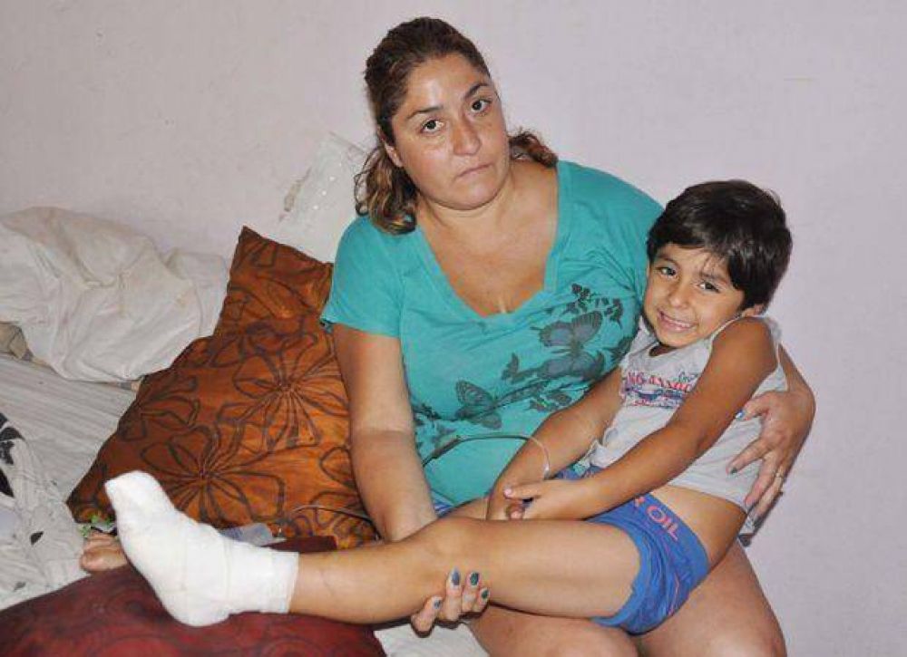 Ir�n a la justicia por el nene que perdi� un dedo