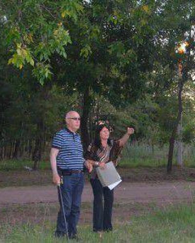 Gorosito y Graciela Marconi recorrieron instituciones de �lvarez de Toledo 