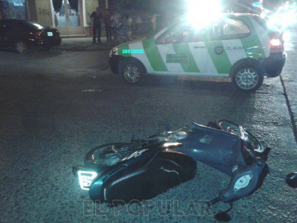 Accidente entre dos motos