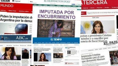 La imputaci�n a Cristina da la vuelta al mundo
