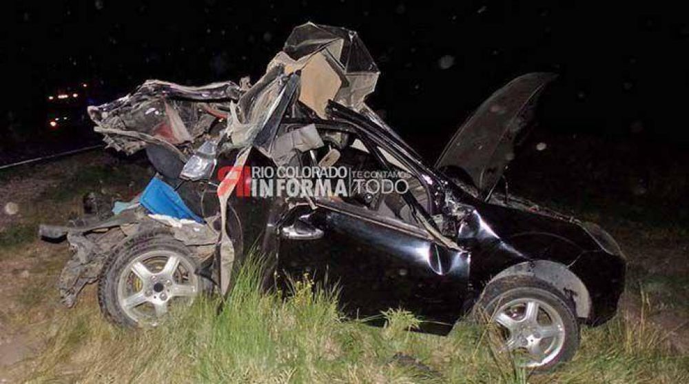 Dos muertos tras un impresionante choque m�ltiple cerca de La Adela