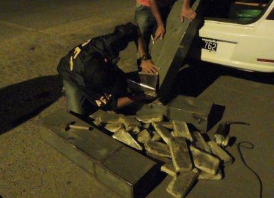 San Luis: secuestraron 134 kilos de marihuana procedente de Paraguay