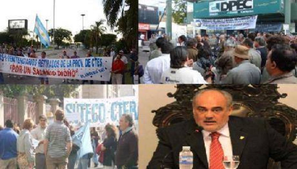Importante semana de negociaciones con docentes, Dpec y los polic�as retirados