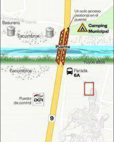 Vecinos de Vaqueros quieren otro puente