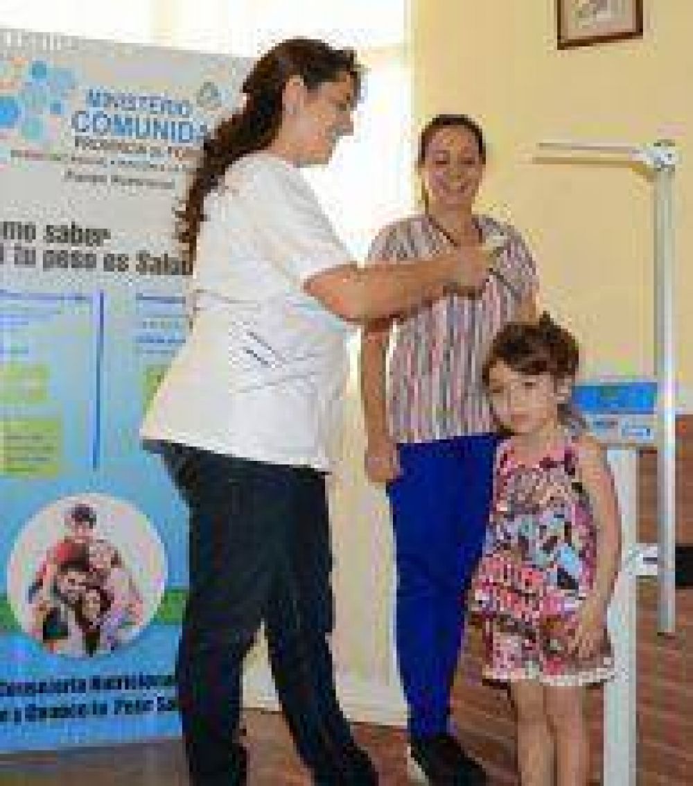Trabajan en aspectos nutricionales con ni�os
