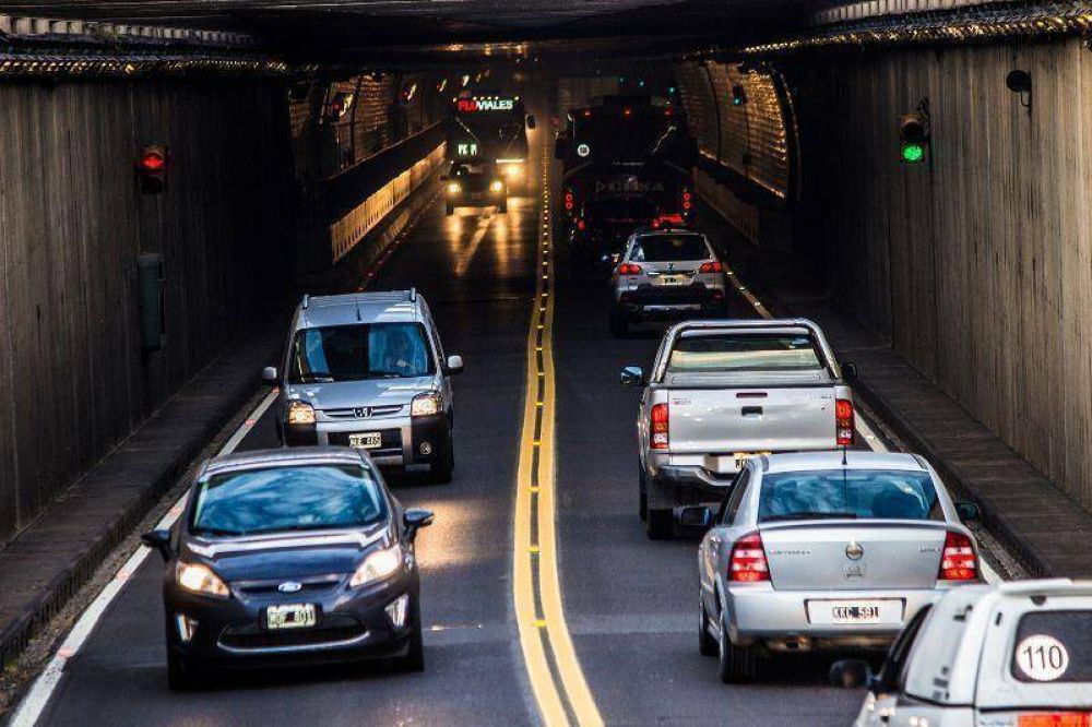 El t�nel subfluvial recibe el doble de veh�culos que el puente Rosario-Victoria