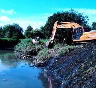Tigre contin�a con el saneamiento del arroyo Las Tunas 