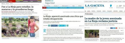 Los medios nacionales se hicieron eco del horrendo crimen