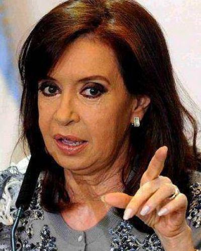 Cristina de fiesta en Chapadmalal