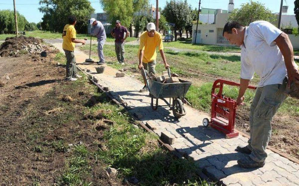 El Municipio puso en marcha las obras del Corredor Verde Las Colonias