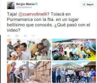 Tinelli se atras� y Massa reproch�
