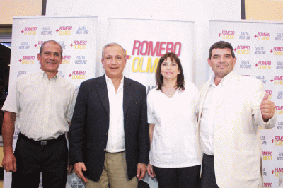 Candidatos de Romero + Olmedo de El Bordo, Campo Santo y General Guemes