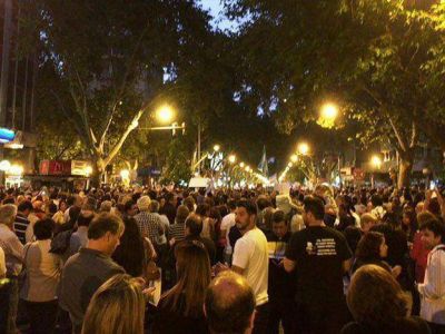 Mendocinos tambi�n participaron de la Marcha del Silencio