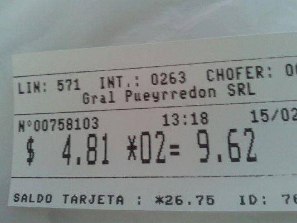 Boleto: �cu�l ser� el destino del centavo de m�s?