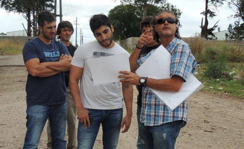 Facundo Moyano recorri� las obras del club