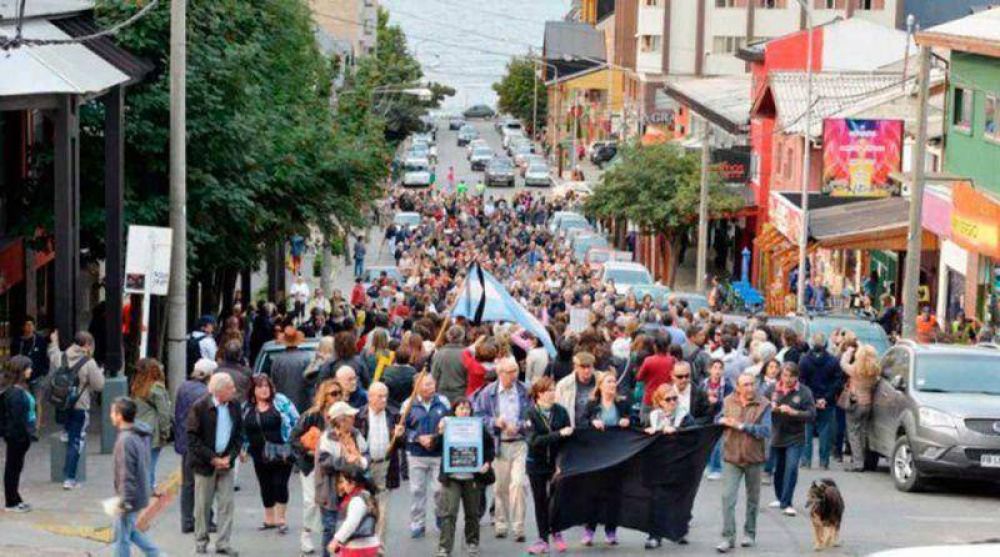 Residentes y turistas marcharon por Nisman