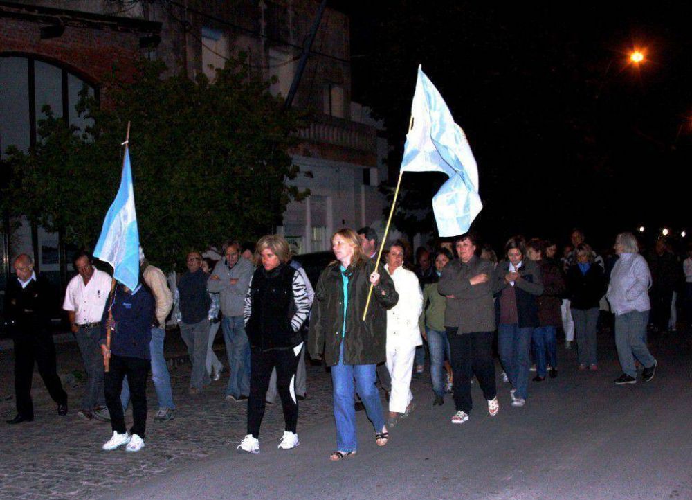 En Dorrego tambi�n marcharon por Nisman