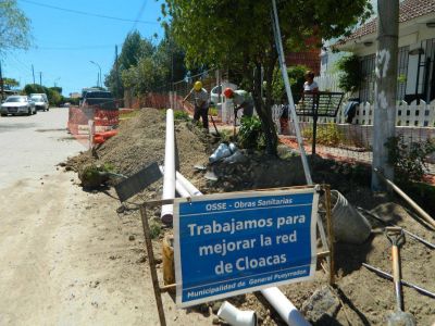Se ejecutaron 1.200 metros de ca�er�a y 100 conexiones cloaclaes en Faro Norte Sector 2