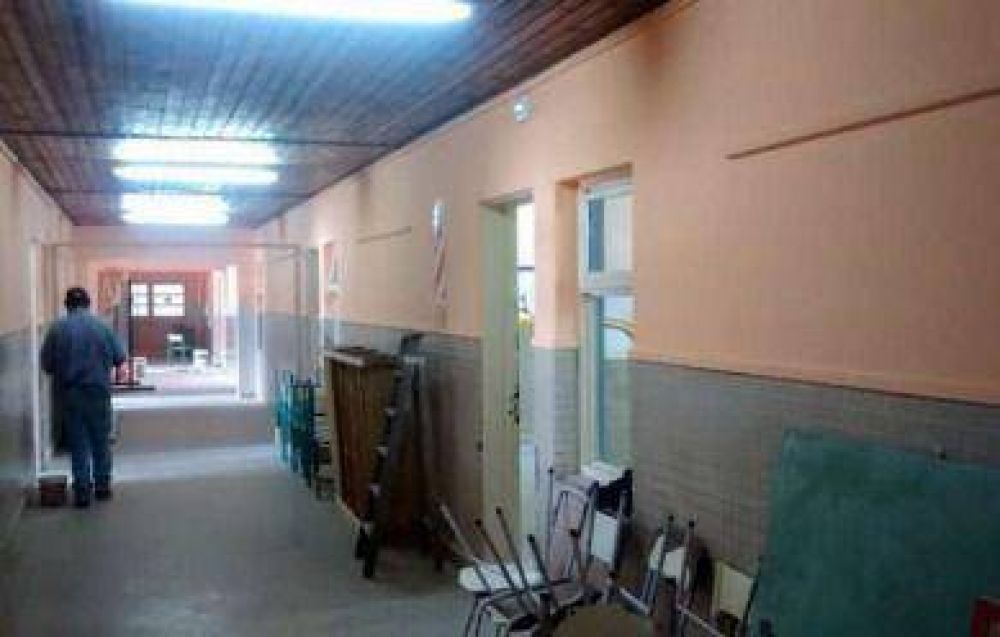 El Municipio avanza con las obras en la Escuela Primaria 47