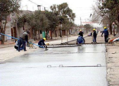 Avanza una nueva etapa en la pavimentaci�n de la Av. Marina Vilte