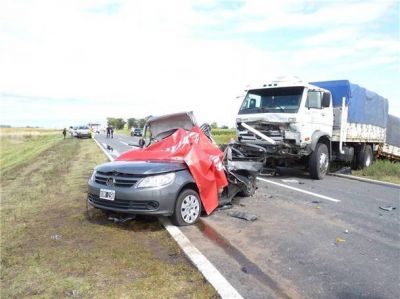 Fatal accidente en la Ruta 205
