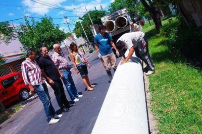Mejoras hidr�ulicas en Tigre Centro