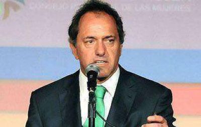 Scioli advirti� que buscan �sembrar zozobra y desesperanza�