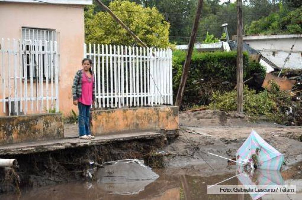 El buen clima favorece la ayuda a damnificados por el temporal en Crdoba