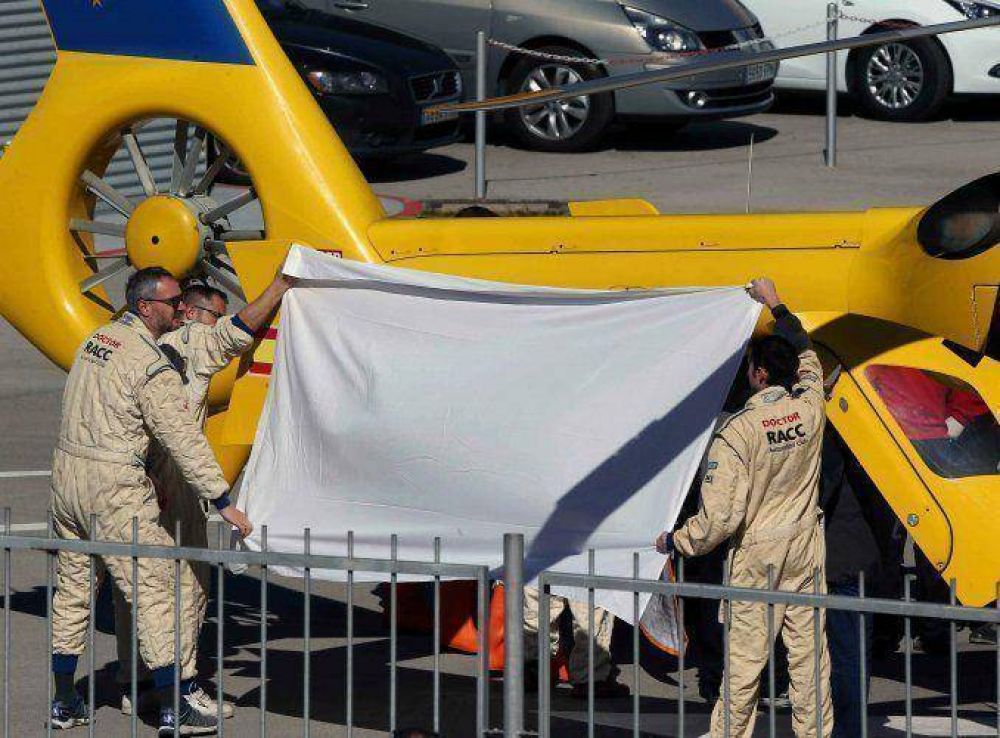 Alonso se accident� en los ensayos de la F�rmula 1