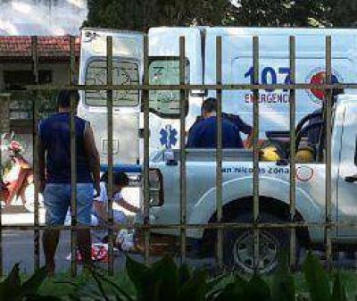 Automovilista se dio a la fuga tras chocar una moto  