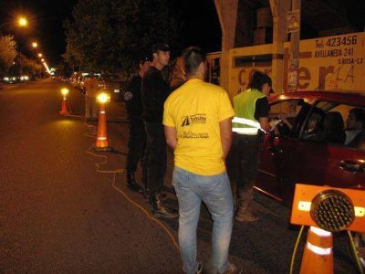 Controles de alcoholemia en Santa Rosa